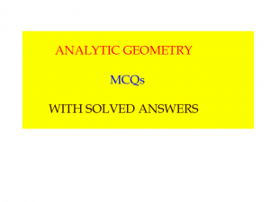 analytic-geometry