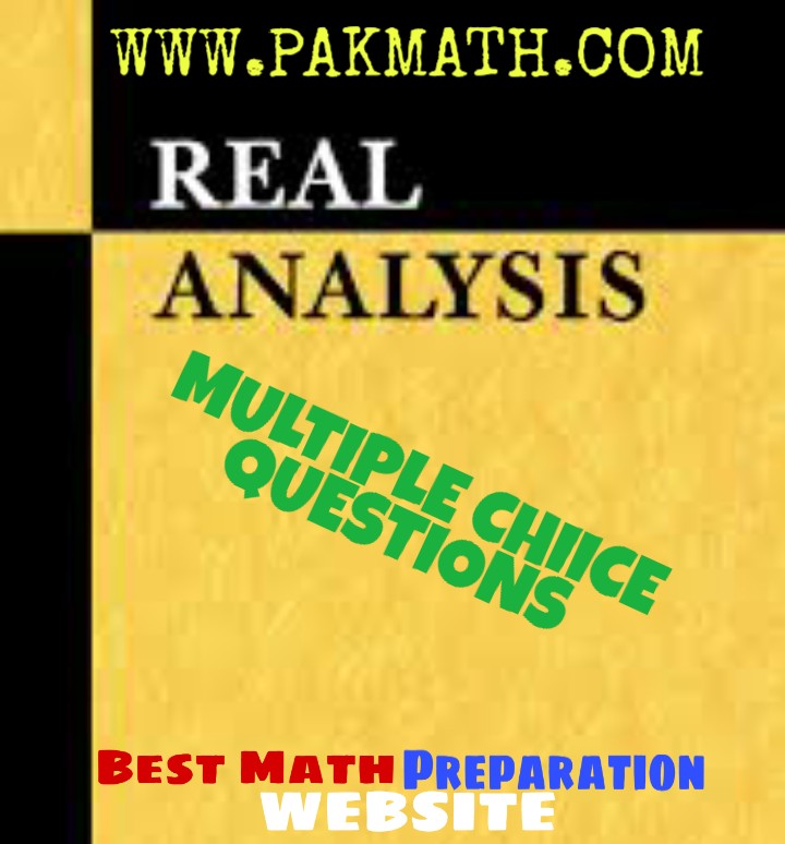 introduction to real analysis mcqs