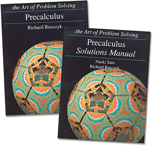 Art of Problem Solving: Precalculus Books Set (2 Books) - Precalculus Text, Precalculus Solutions Manual