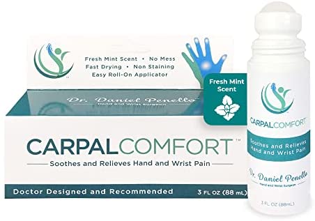 Carpal Comfort, Carpal Tunnel Roll On Relief for Wrist Pain and Hand Pain, 3 Fl Oz/88 mL