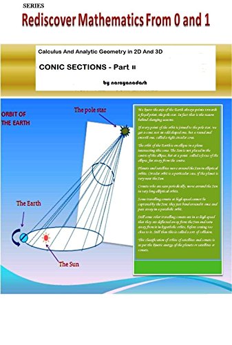 Conic Sections II: Calculus And analytic Geometry In 2D And 3D