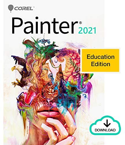 Corel Painter 2021 Education Edition | Digital Painting Software | Illustration, Concept, Photo, and Fine Art [PC Download][Old Version]