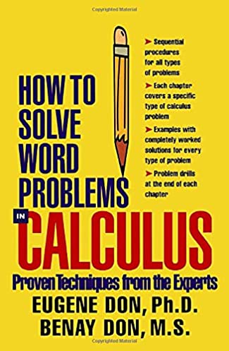 How to Solve Word Problems in Calculus