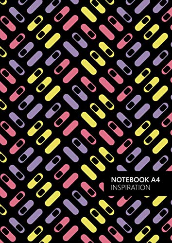 Inspiration Notebook - A4: (Tropical Night Edition) Fun notebook 192 lined pages (A4 / 8.27x11.69 inches / 21x29.7cm)