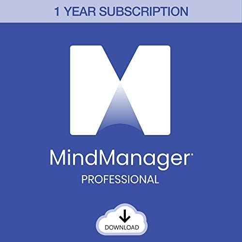 MindManager Professional | 1 Year Subscription | Powerful Visualization Tools and Mind Mapping Software [PC/Mac Download]