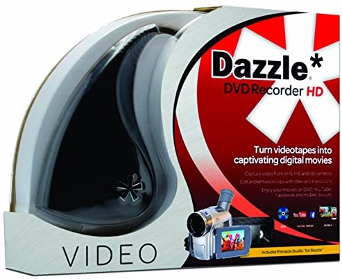 Pinnacle Dazzle DVD Recorder HD | Video Capture Device + Video Editing Software [PC Disc]