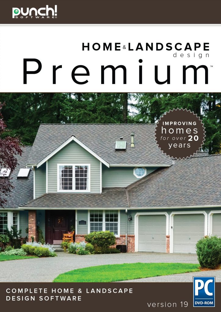 Punch! Home & Landscape Design Premium v19 - Home Design Software for Windows PC [Download]
