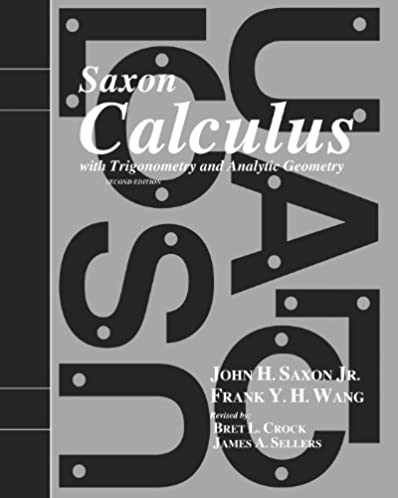 Saxon Calculus: Homeschool Kit w/Solutions Manual Second Edition