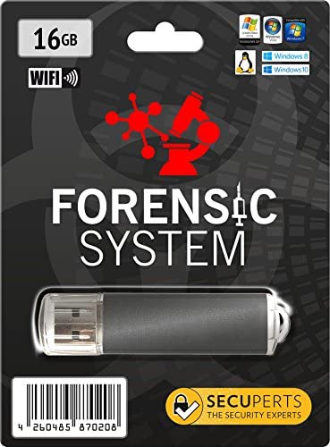 SecuPerts Forensic System - Computer and network analysis tool - 16 GB USB 3.0 stick