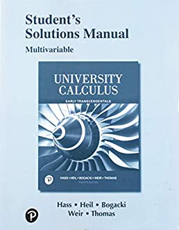 Student Solutions Manual Multivariable for University Calculus, Early Transcendentals