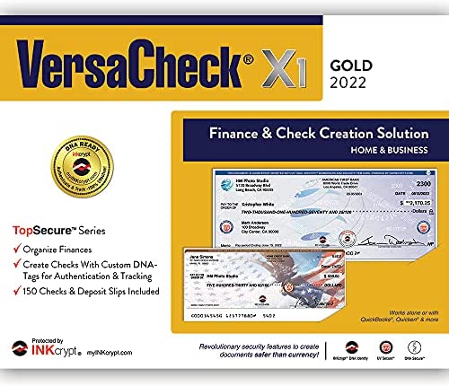 VersaCheck X1 Gold 2022 - Business & Personal Check Creation Software