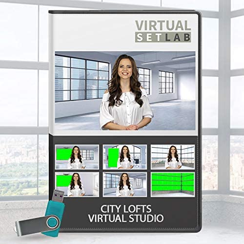 City Loft Virtual Set Presentation for Green Screen Video Productions