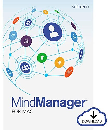 Corel MindManager for Mac 13 | Mind Mapping & Visual Work Management Software | Brainstorming, Project Management, Flowcharting & More [Mac Download] [Old Version]