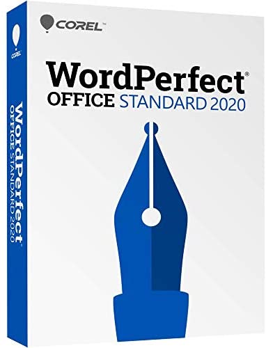 Corel WordPerfect Office 2020 Standard | Word Processor, Spreadsheets, Presentations | Newsletters, Labels, Envelopes, Reports, Fillable PDF Forms, eBooks [PC Disc] [Old Version]
