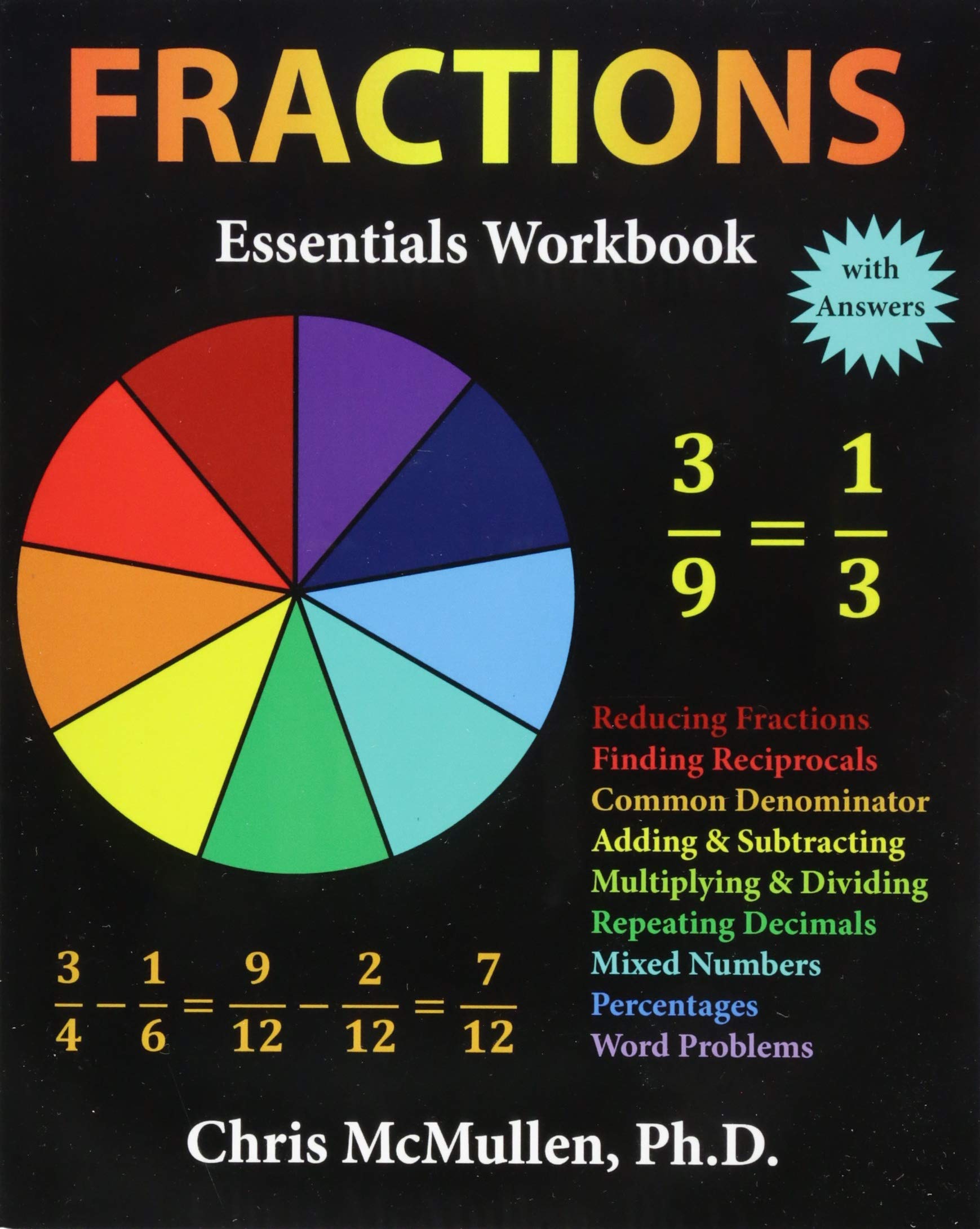 Fractions Essentials Workbook with Answers