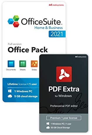 OfficeSuite Home & Business 2021 and PDF Extra Bundle