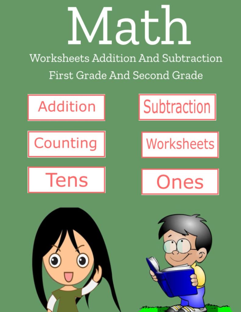 math worksheets addition and subtraction first grade and second grade: Addition-subtraction-counting-worksheets-tens and ... and second Grade.Math Books for 1st Graders