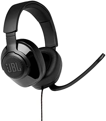 JBL Quantum 300 - Wired Over-Ear Gaming Headphones with JBL Quantum Engine Software - Black (Renewed)