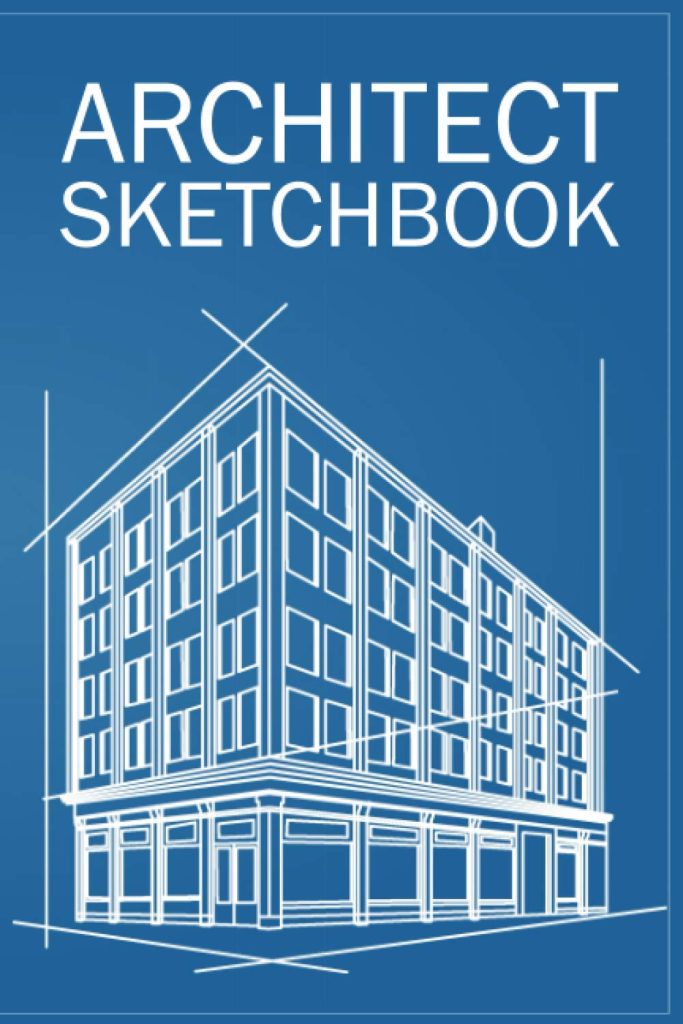 architect sketchbook: architecture sketch book journal notebook 120 pages graph paper pad for drawing, sketching, architectural planning, ... men, women, christmas, father's day, birthday